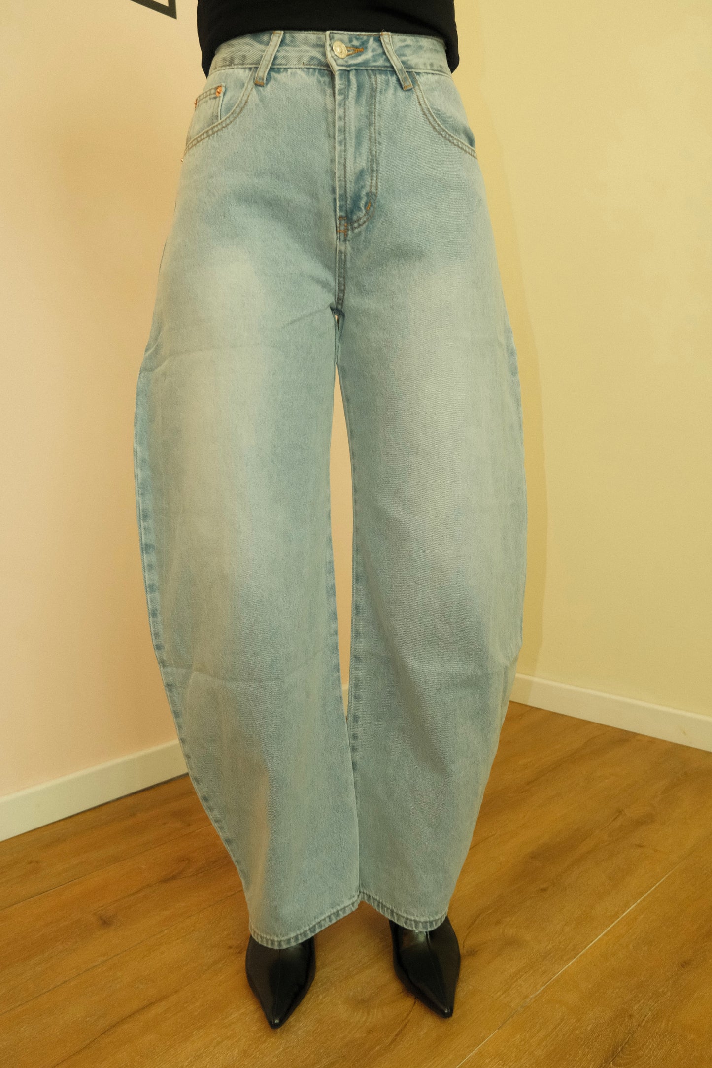 JEANS BALLOON CHIARO