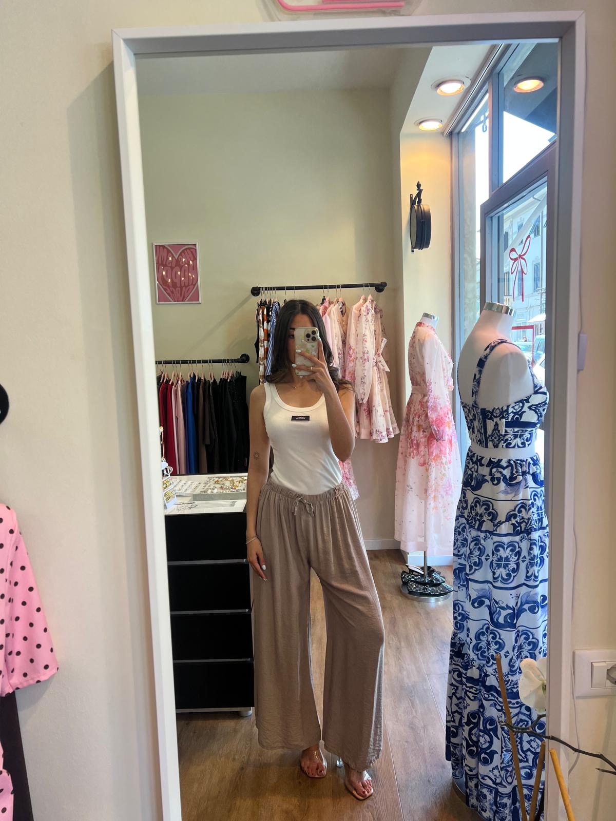 PANTALONI LINO